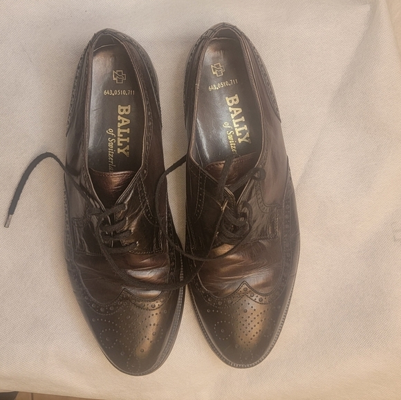 Bally Oxford men black shoes Size 8.5 main image 16